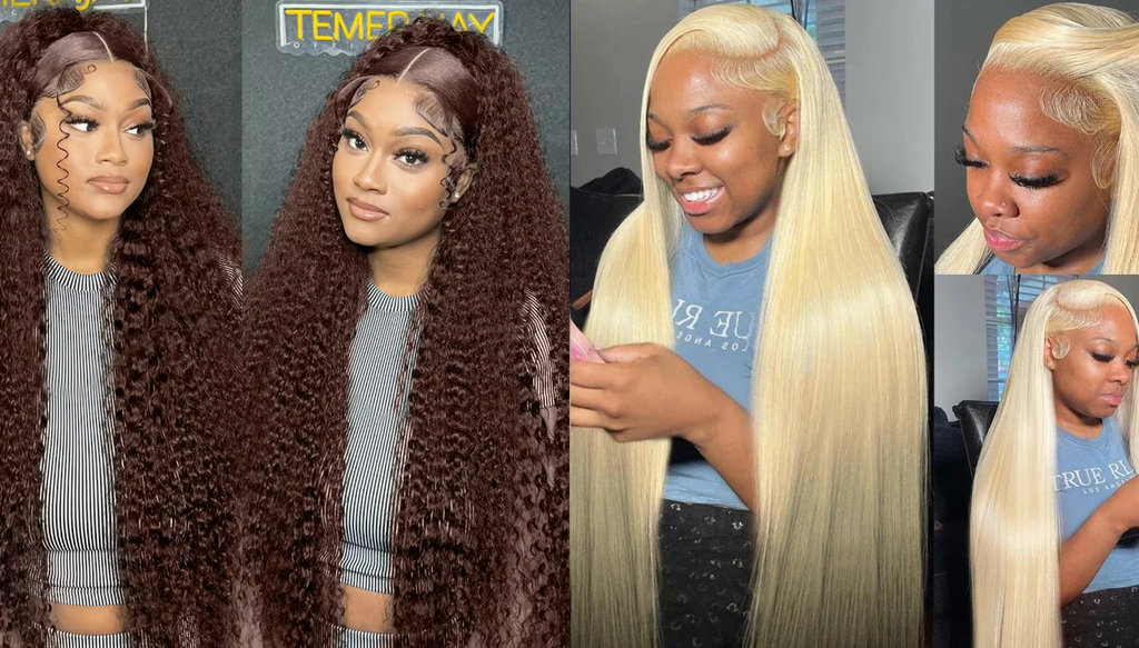 PICK 2 DEAL 26 inch 13x4 Inch Straight/Body Wave/Deep Wave Human Hair Wig🔥