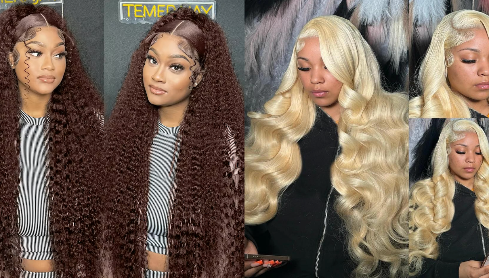 PICK 2 DEAL 26 inch 13x4 Inch Straight/Body Wave/Deep Wave Human Hair Wig🔥