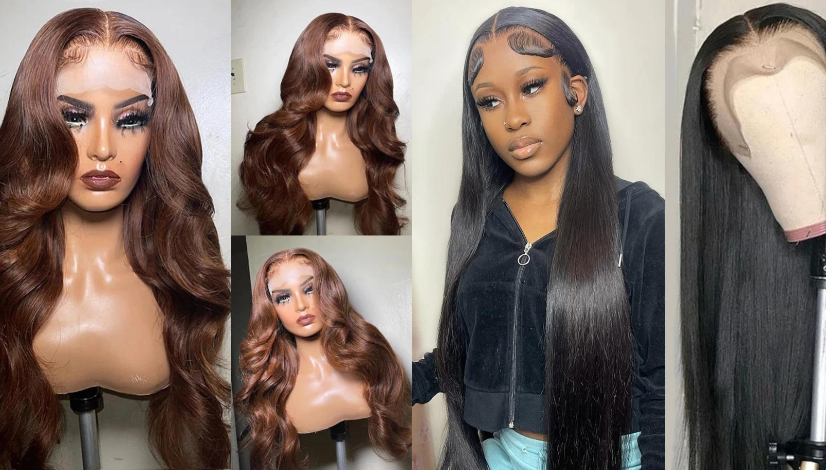 PICK 2 DEAL 26 inch 13x4 Inch Straight/Body Wave/Deep Wave Human Hair Wig🔥
