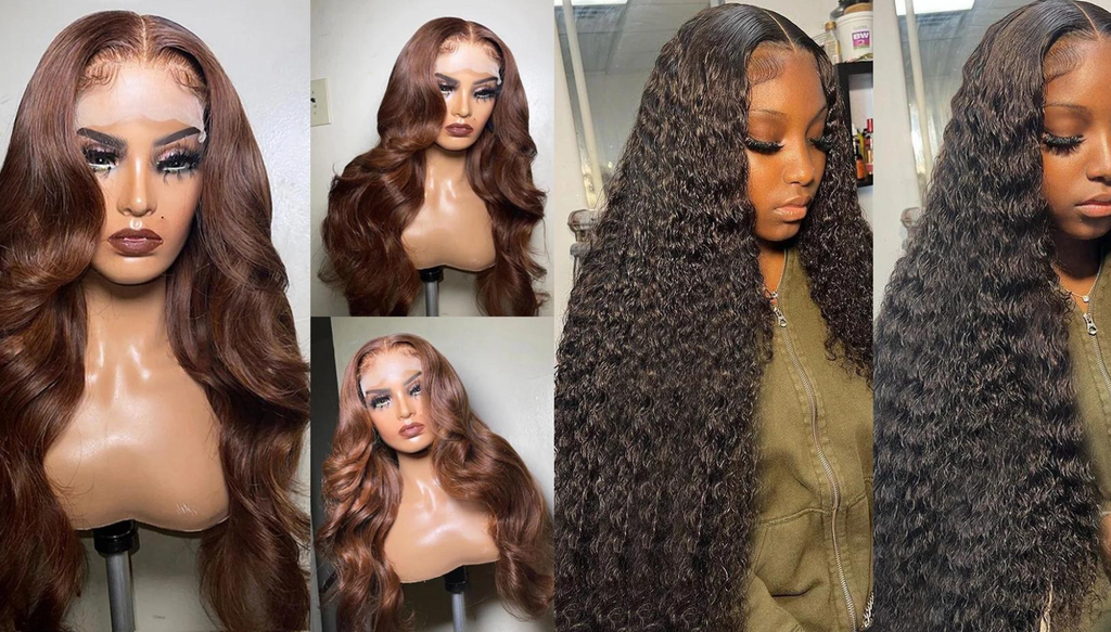 PICK 2 DEAL 26 inch 13x4 Inch Straight/Body Wave/Deep Wave Human Hair Wig🔥
