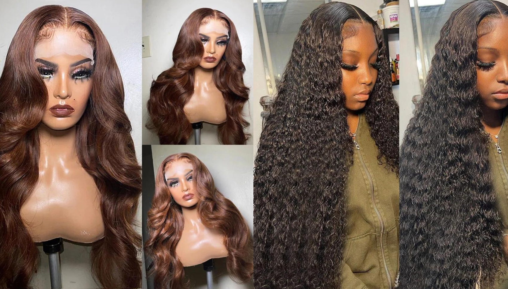 PICK 2 DEAL 26 inch 13x4 Inch Straight/Body Wave/Deep Wave Human Hair Wig🔥