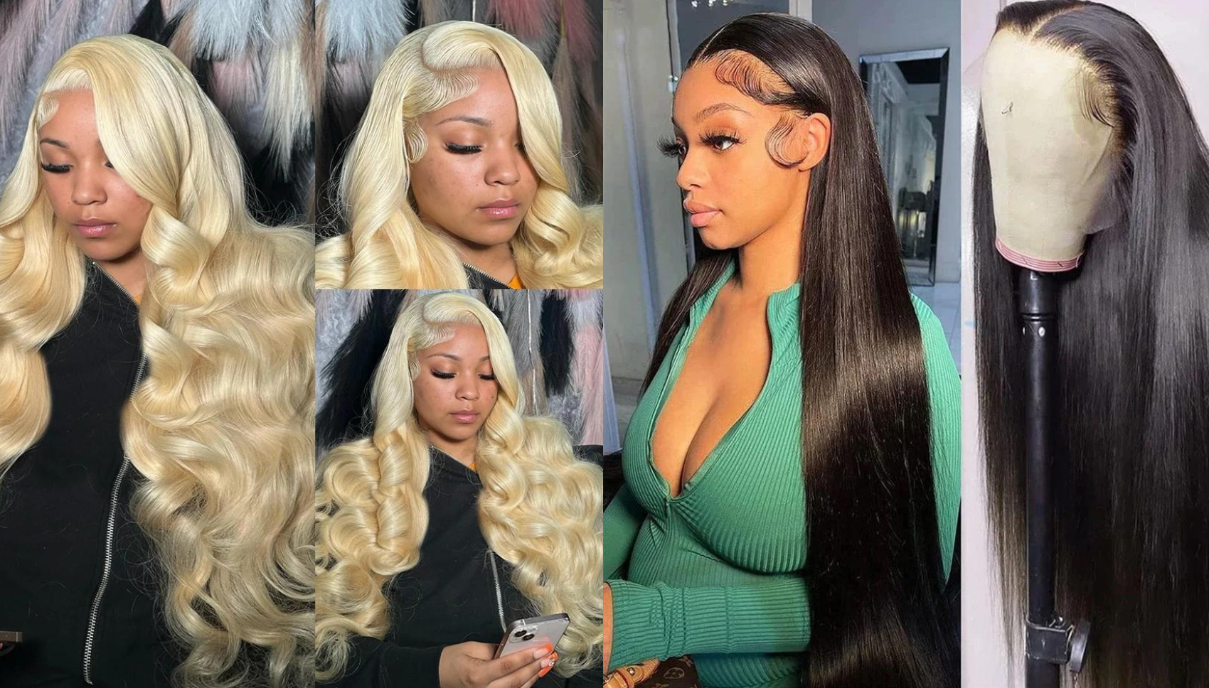 PICK 2 DEAL 26 inch 13x4 Inch Straight/Body Wave/Deep Wave Human Hair Wig🔥
