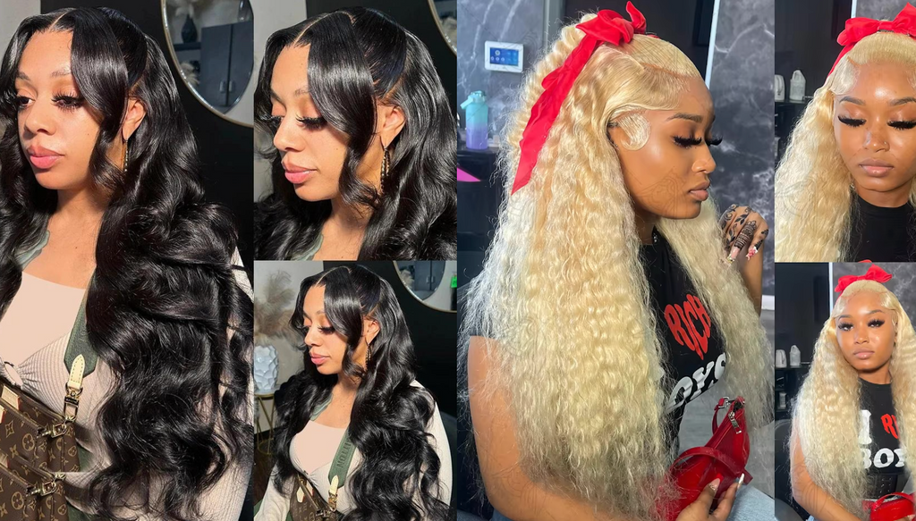 PICK 2 DEAL 26 inch 13x4 Inch Straight/Body Wave/Deep Wave Human Hair Wig🔥