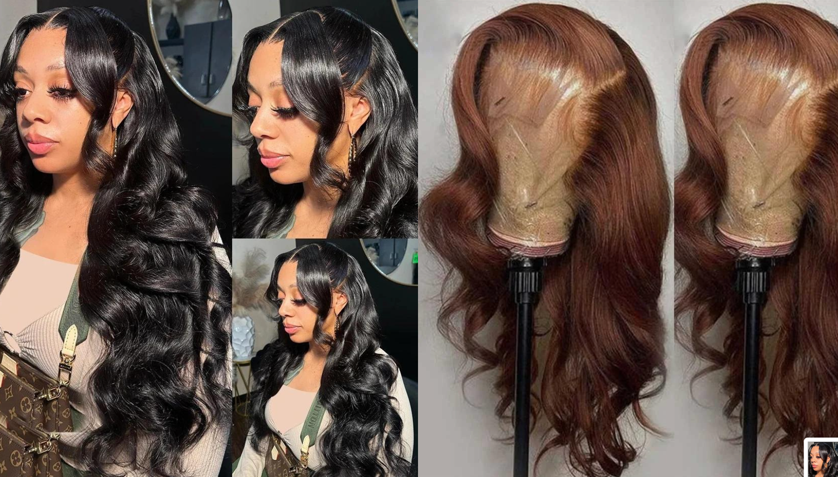 PICK 2 DEAL 26 inch 13x4 Inch Straight/Body Wave/Deep Wave Human Hair Wig🔥