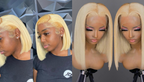 PICK 2 DEAL Straight/ Deep Wave Bob Length 12/14 inch Human Hair Wigs