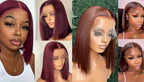 PICK 2 DEAL Straight/ Deep Wave Bob Length 12/14 inch Human Hair Wigs