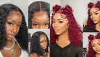 PICK 2 DEAL Straight/ Deep Wave Bob Length 12/14 inch Human Hair Wigs