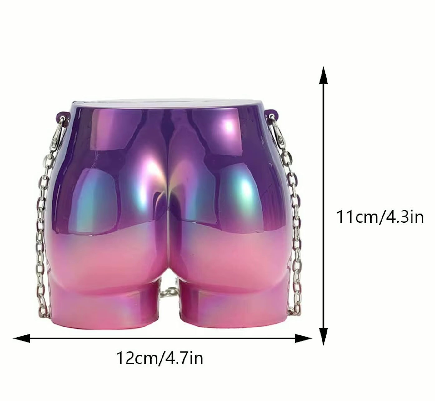 MINI Hip Body Butt Trending Handbag Womans Fashion Cross Body Chain Clutch Purse