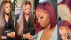NEW Pick 2 Deal Long/ Bob 180 Density 13x4 Human Hair Wig