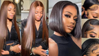 NEW Pick 2 Deal Long/ Bob 180 Density 13x4 Human Hair Wig