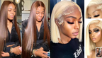 NEW Pick 2 Deal Long/ Bob 180 Density 13x4 Human Hair Wig