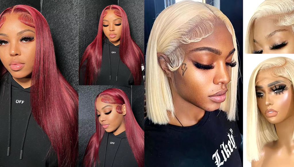 NEW Pick 2 Deal Long/ Bob 180 Density 13x4 Human Hair Wig