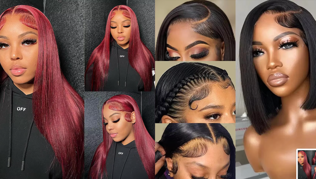 NEW Pick 2 Deal Long/ Bob 180 Density 13x4 Human Hair Wig