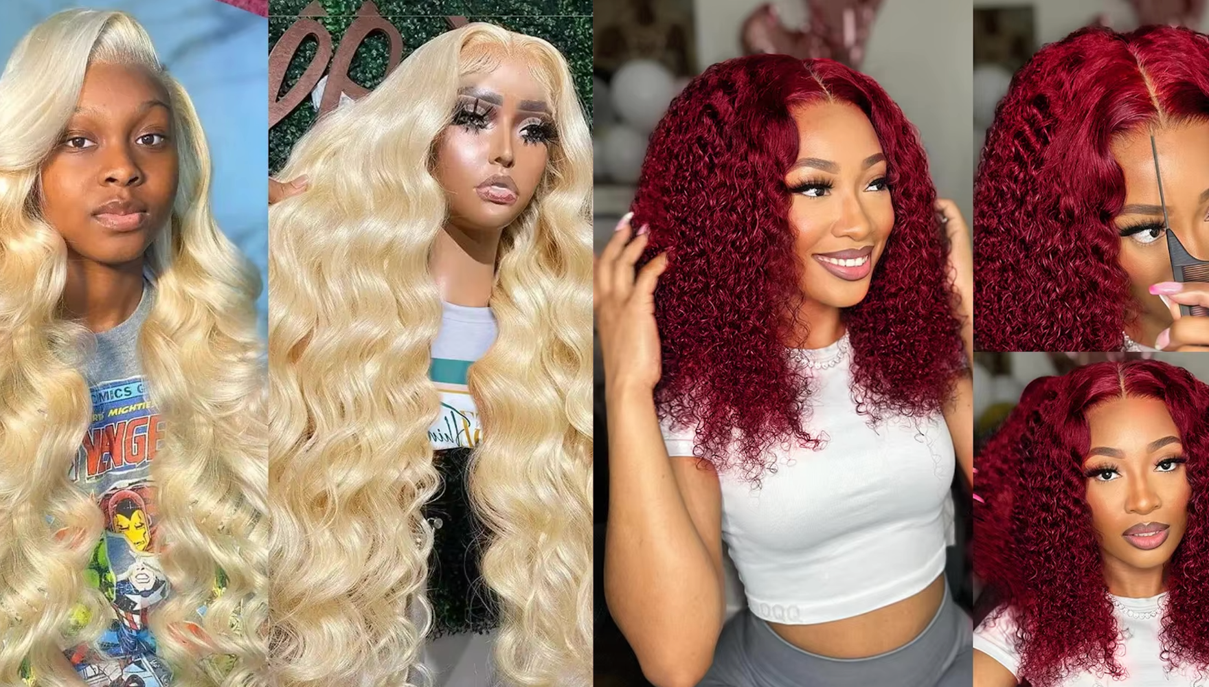 NEW Pick 2 Deal Long/ Bob 180 Density 13x4 Human Hair Wig