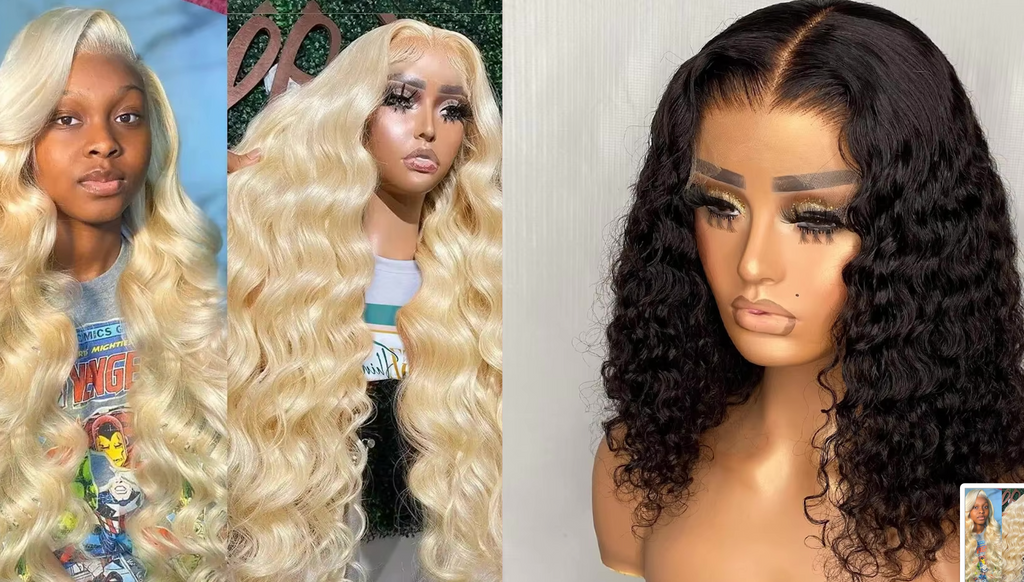 NEW Pick 2 Deal Long/ Bob 180 Density 13x4 Human Hair Wig