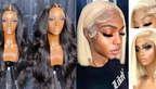 NEW Pick 2 Deal Long/ Bob 180 Density 13x4 Human Hair Wig