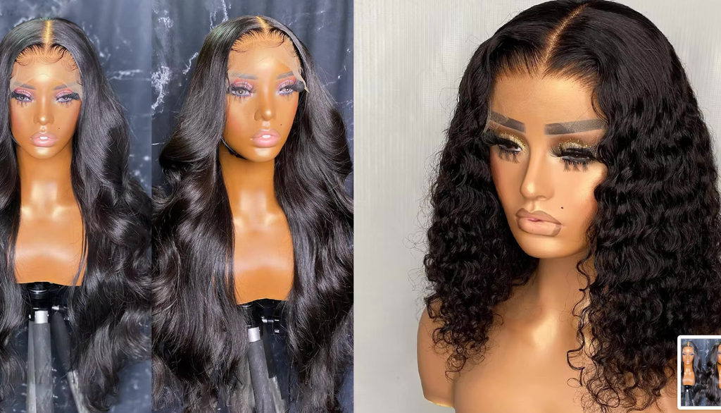 NEW Pick 2 Deal Long/ Bob 180 Density 13x4 Human Hair Wig