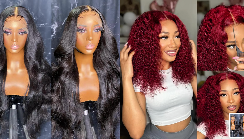 NEW Pick 2 Deal Long/ Bob 180 Density 13x4 Human Hair Wig