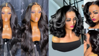 NEW Pick 2 Deal Long/ Bob 180 Density 13x4 Human Hair Wig