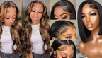 NEW Pick 2 Deal Long/ Bob 180 Density 13x4 Human Hair Wig
