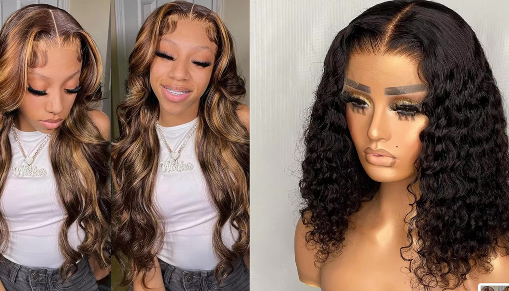 NEW Pick 2 Deal Long/ Bob 180 Density 13x4 Human Hair Wig