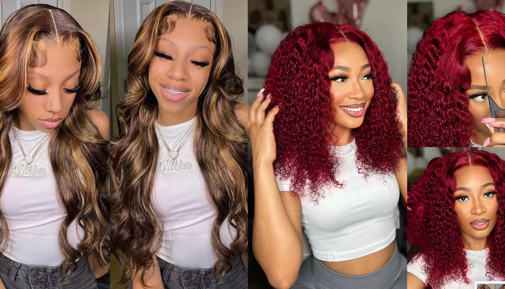 NEW Pick 2 Deal Long/ Bob 180 Density 13x4 Human Hair Wig
