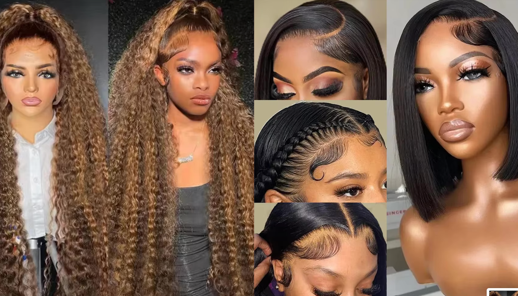 NEW Pick 2 Deal Long/ Bob 180 Density 13x4 Human Hair Wig
