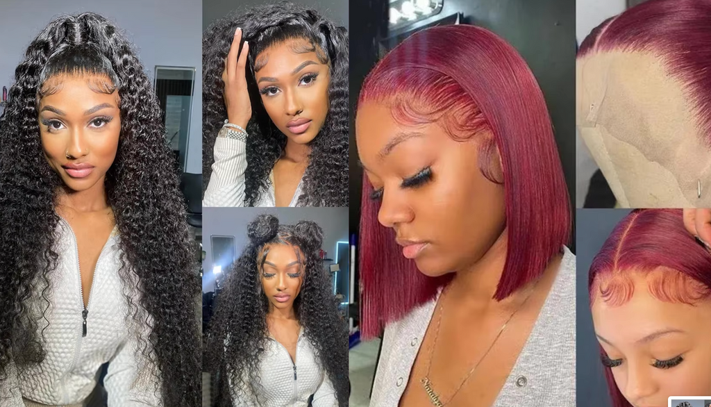 NEW Pick 2 Deal Long/ Bob 180 Density 13x4 Human Hair Wig