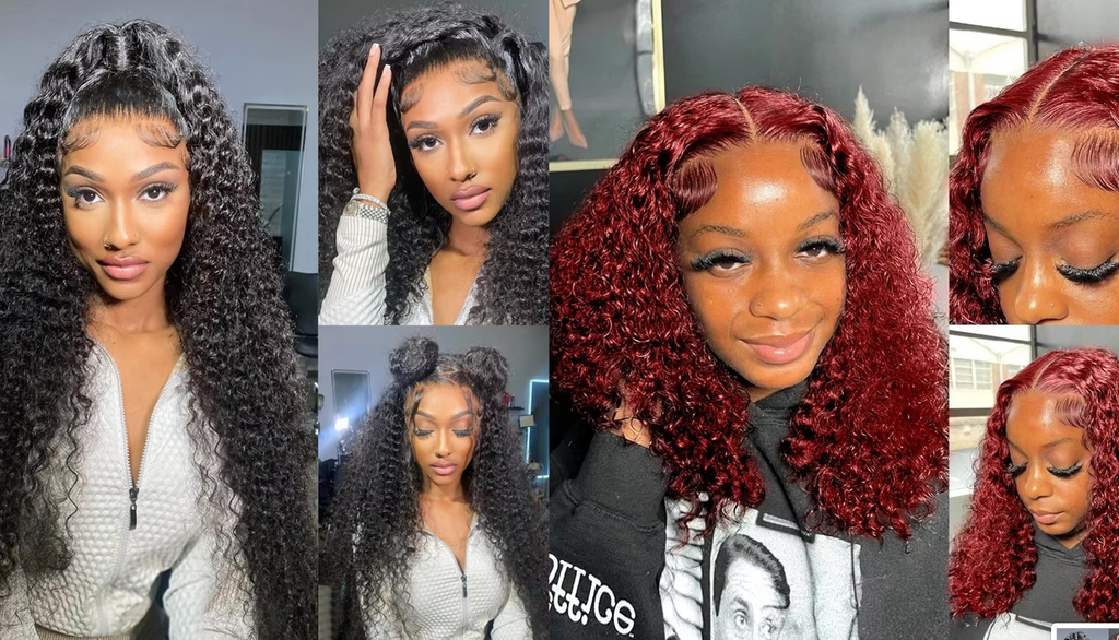 NEW Pick 2 Deal Long/ Bob 180 Density 13x4 Human Hair Wig
