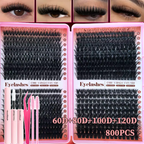 Dept613 Signature Lash Clusters – Reusable Wispy DIY Lash Extension Kit