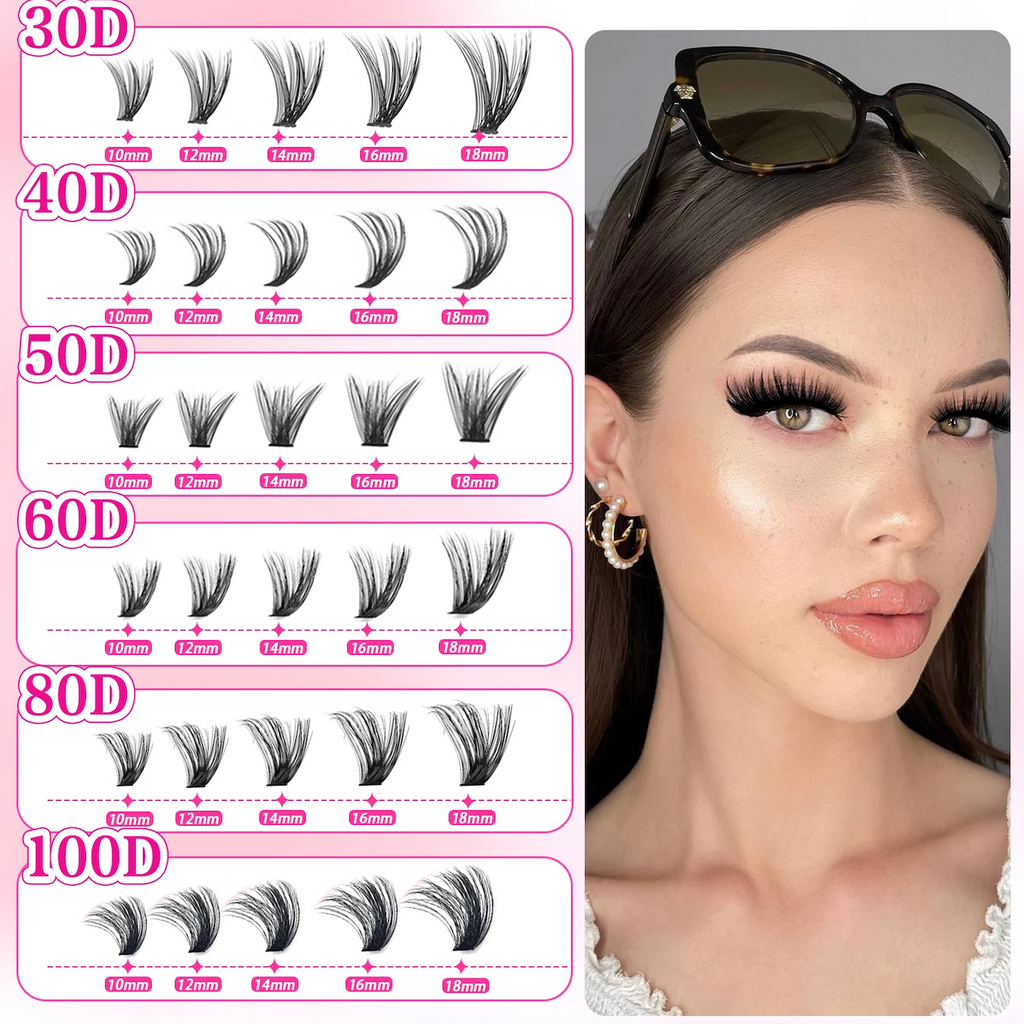 Dept613 Signature Lash Clusters – Reusable Wispy DIY Lash Extension Kit