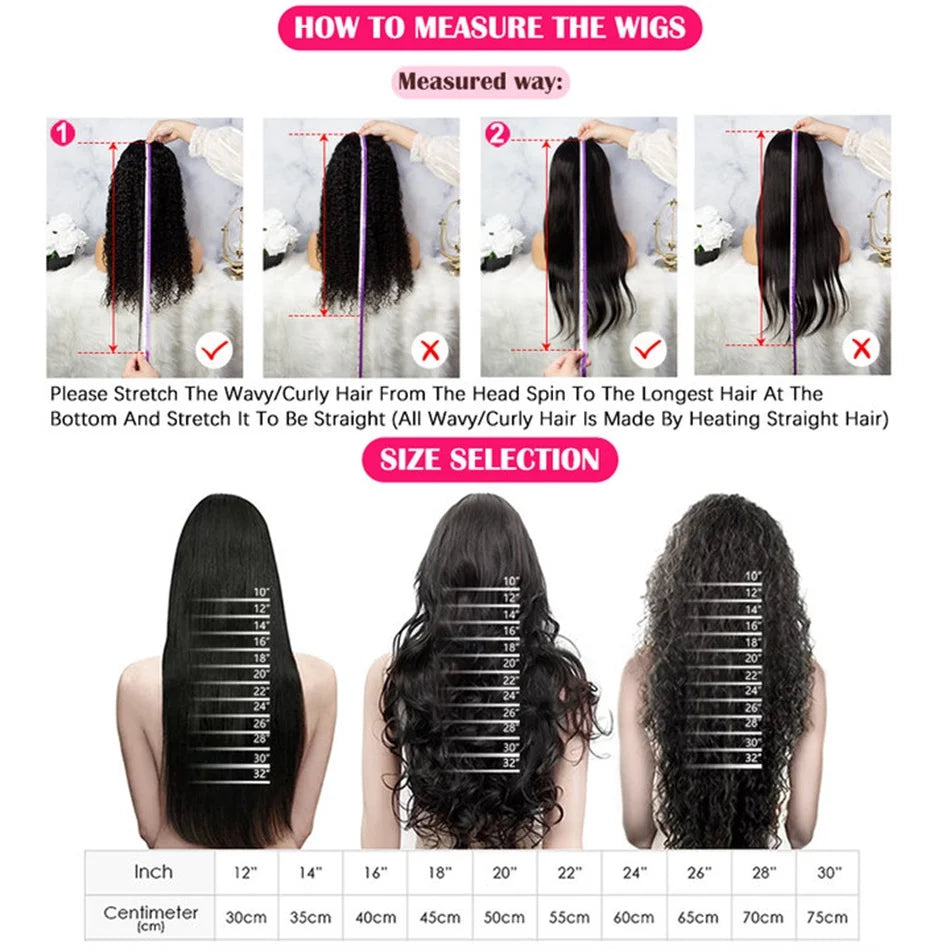PICK 2 DEAL 26 inch 13x4 Inch Straight/Body Wave/Deep Wave Human Hair Wig🔥