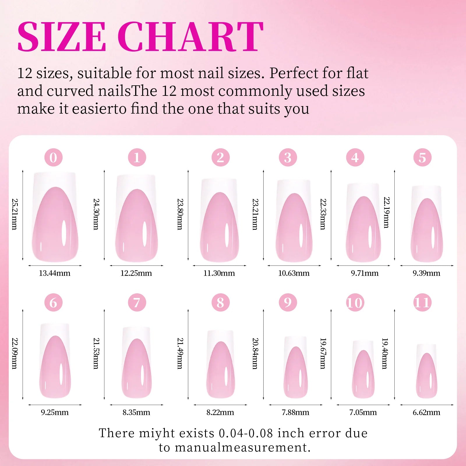 144 Pcs Set French Tip Press On Nails + Toenails DIY High Quality Set (144PCS) | Salon Look in Minutes