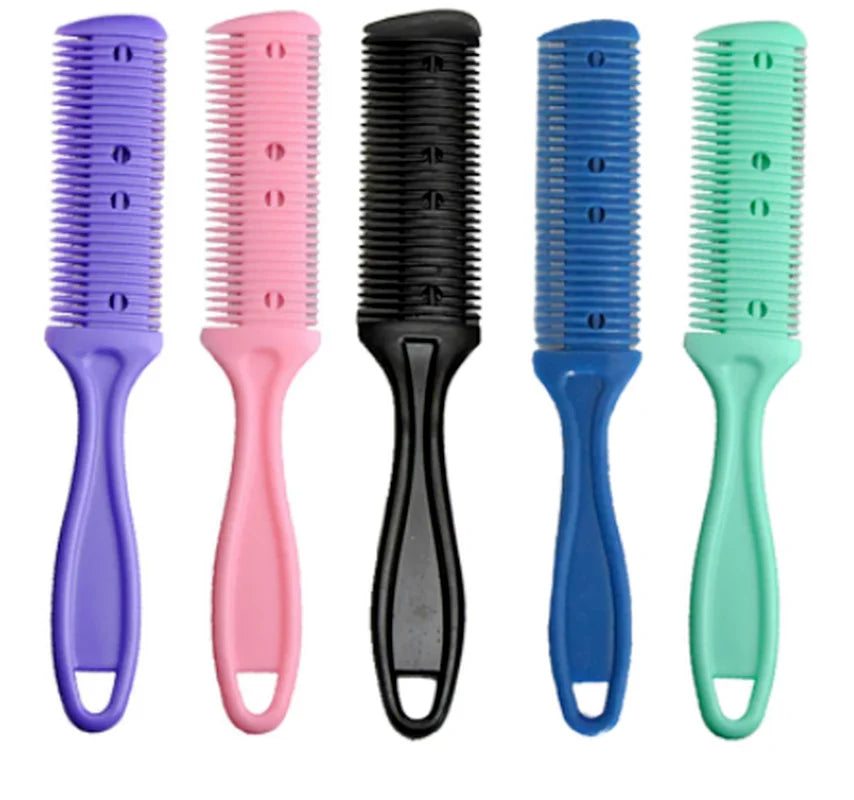 1 Pcs Hair Cutting Razor Comb Detachable Blade Hair Styling Tool