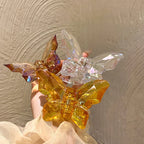 Butterfly Woman Acrylic Hair Claw Clip Girls Large Butterfly Clip