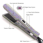 2pcs Titanium Hot Comb and Flat Iron Set  W / S