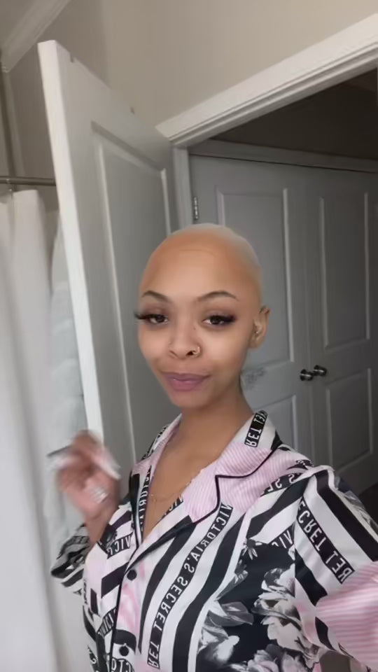 🔥Chocolate Brown Straight Transparent Lace Pre-Plucked 13x4 4x4 Lace 180% Density Frontal Human Hair Wig