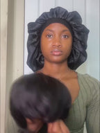 Short Glueless Pixi Cut Human Hair 6 Inch Layered Throw On And Go Wig