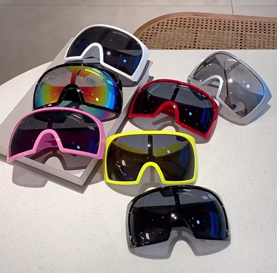 Oversized Big Frame Sunglasses Y2k Style Frame Sunglasses